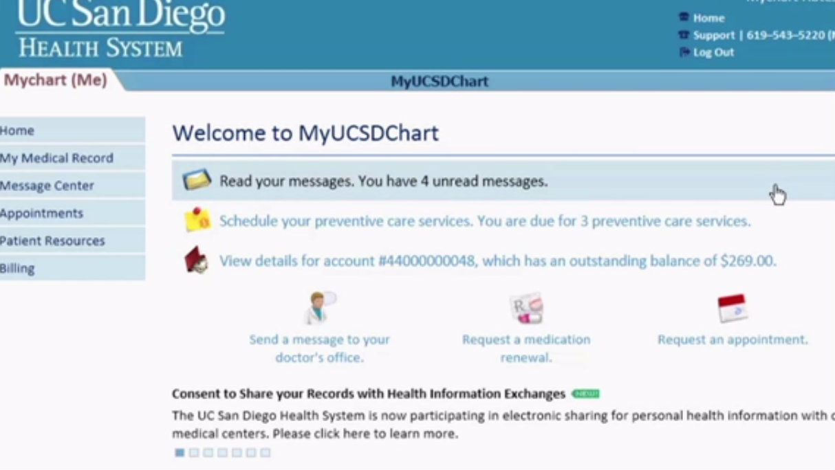 Ucsd Health Chart