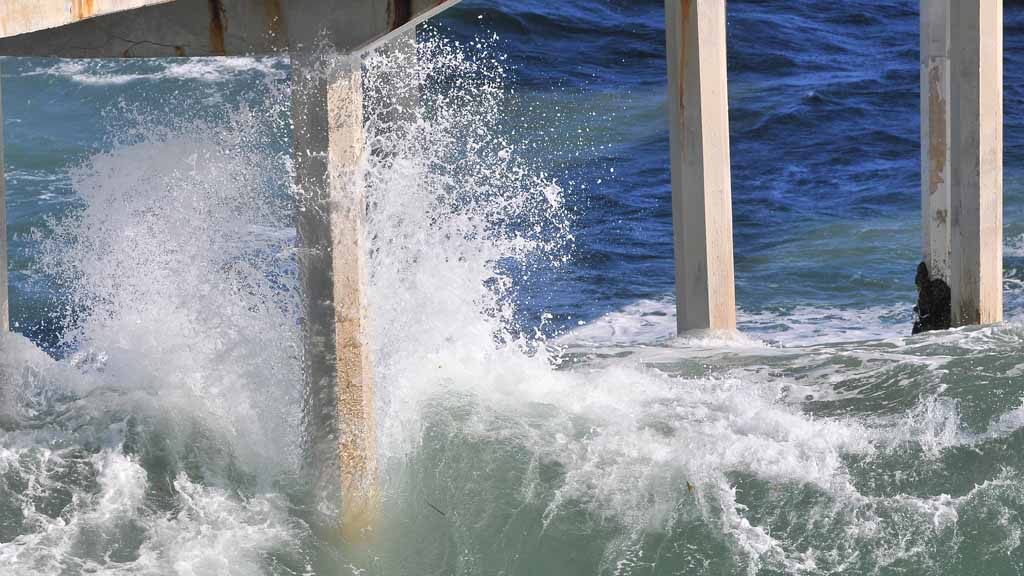 Big Waves Wash Across San Diego Beaches into Sunday Evening Times of San Diego