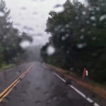 Rain on a windshield