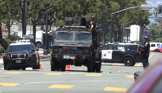 Police armored vehicle