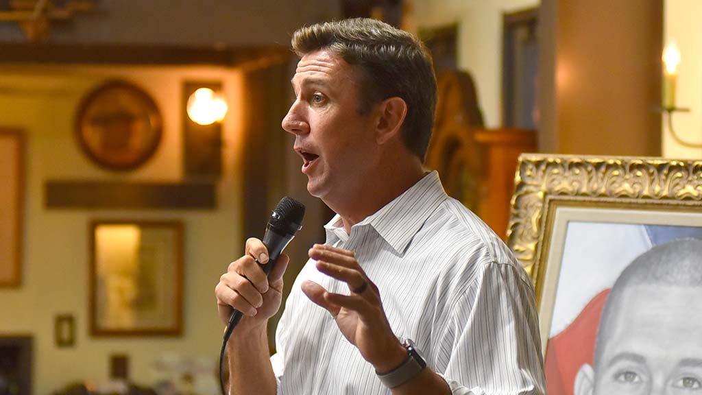 Rep. Duncan Hunter said: "Go to parts of Africa, where little girls are mutilated, kidnapped, horrible disgusting things. People need to stay and fight for their nation. That's how we made this country in the first place."