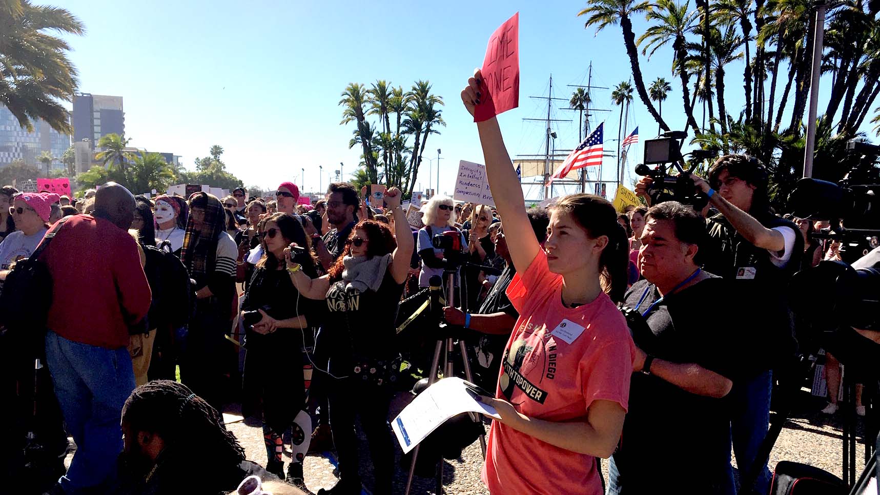 San Diego Women's March: Thousands at 'Truth to Power' Event Downtown - Times of San Diego