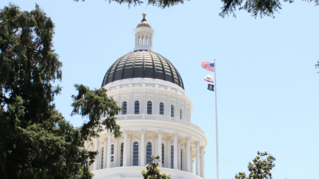 Dome of the California Capitol in Sacramento