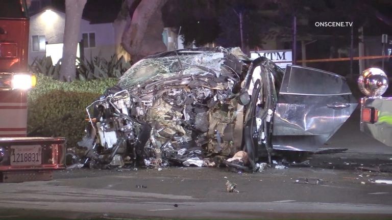 Honda Civic wreckage