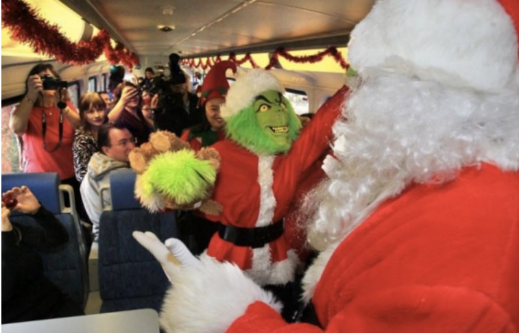 Santa Rides COASTER Holiday Express Train Starting Dec. 2 - Times of ...