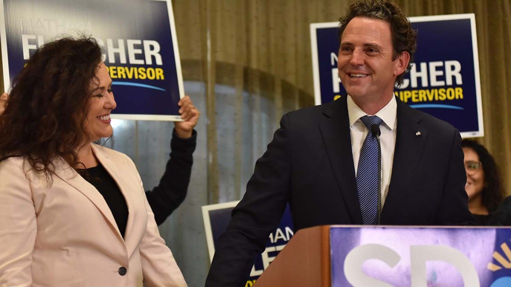 Nathan Fletcher At Wife S Urging To Quit San Diego County Board Of