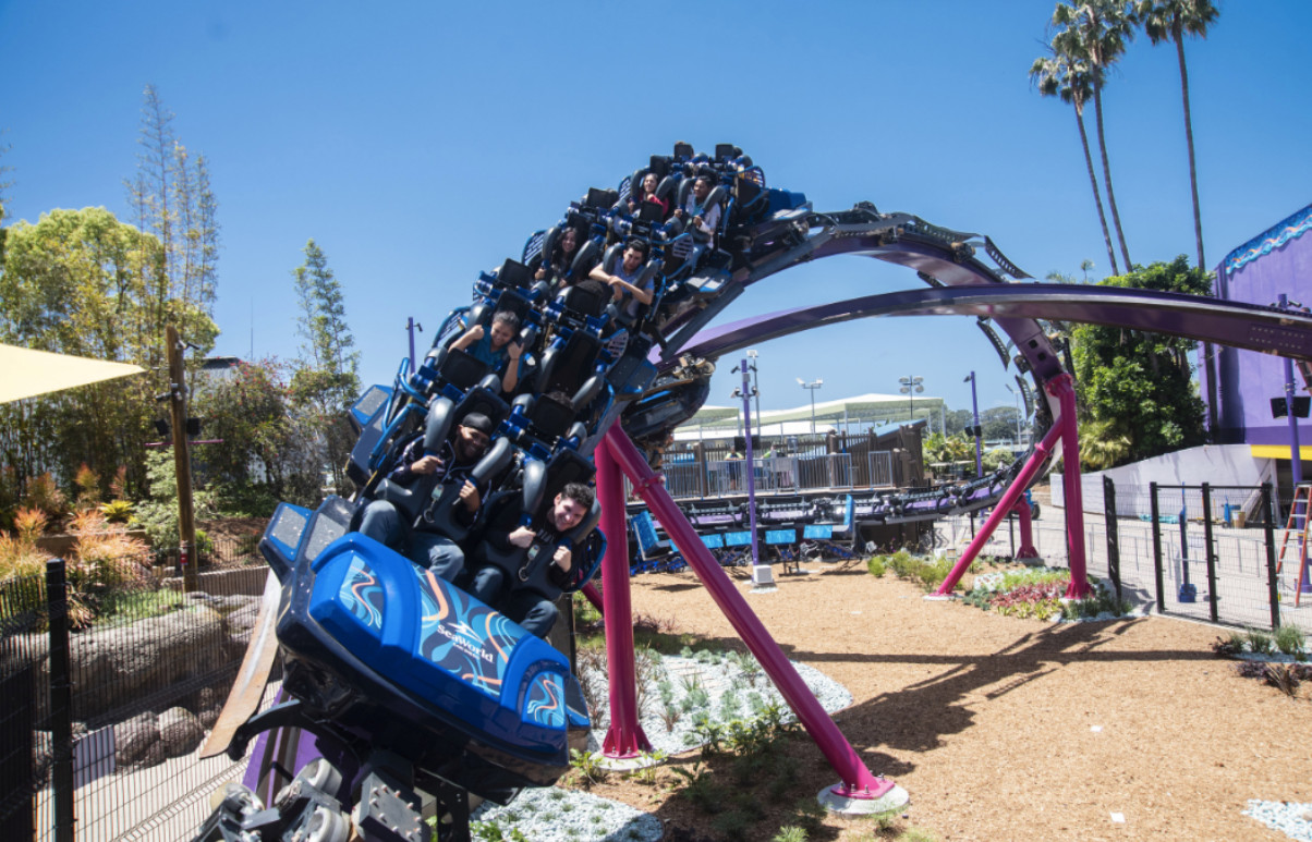 Firefighters Help Rescue Stranded Riders on SeaWorld Rollercoaster