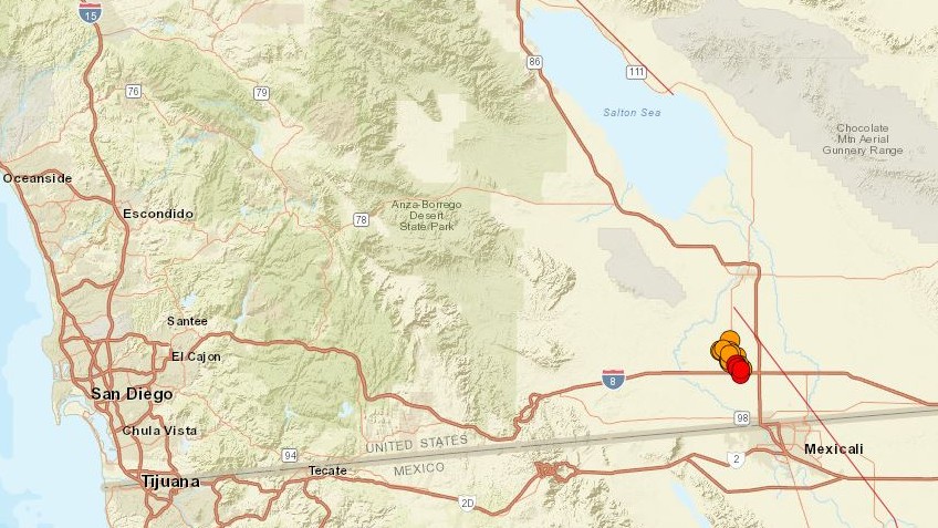Imperial County was shaken overnight by a 4.8-magnitude earthquake and a swarm of aftershocks.