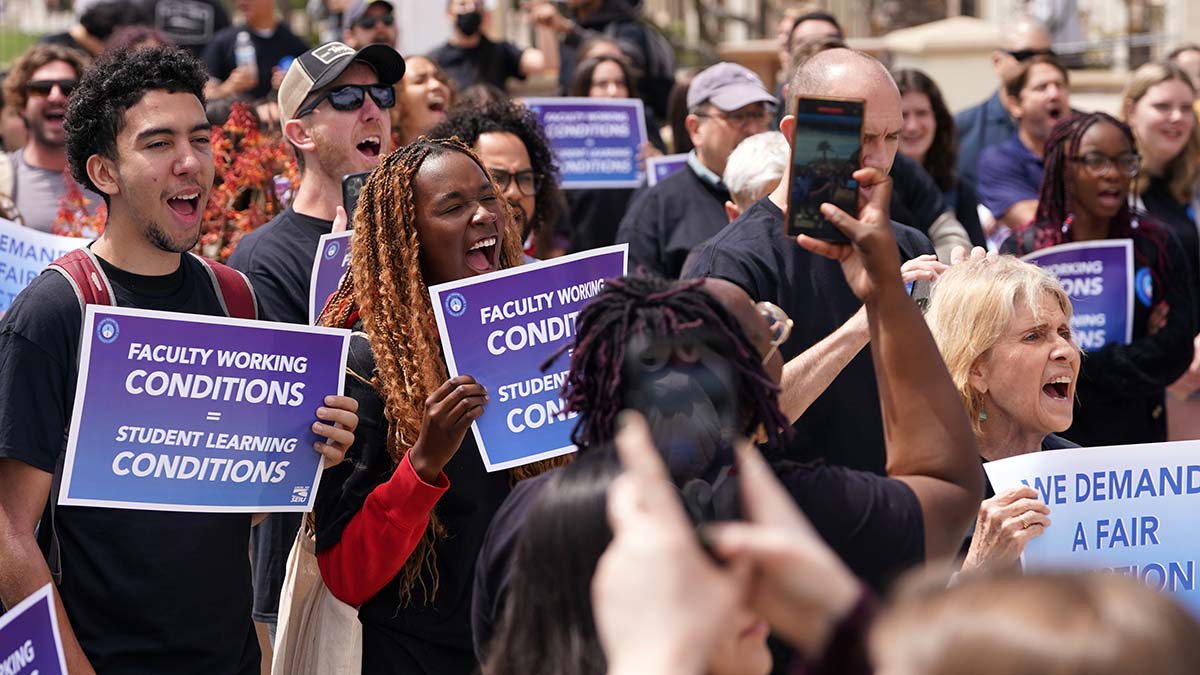 Unions are shrinking nationwide &mdash; but not in California