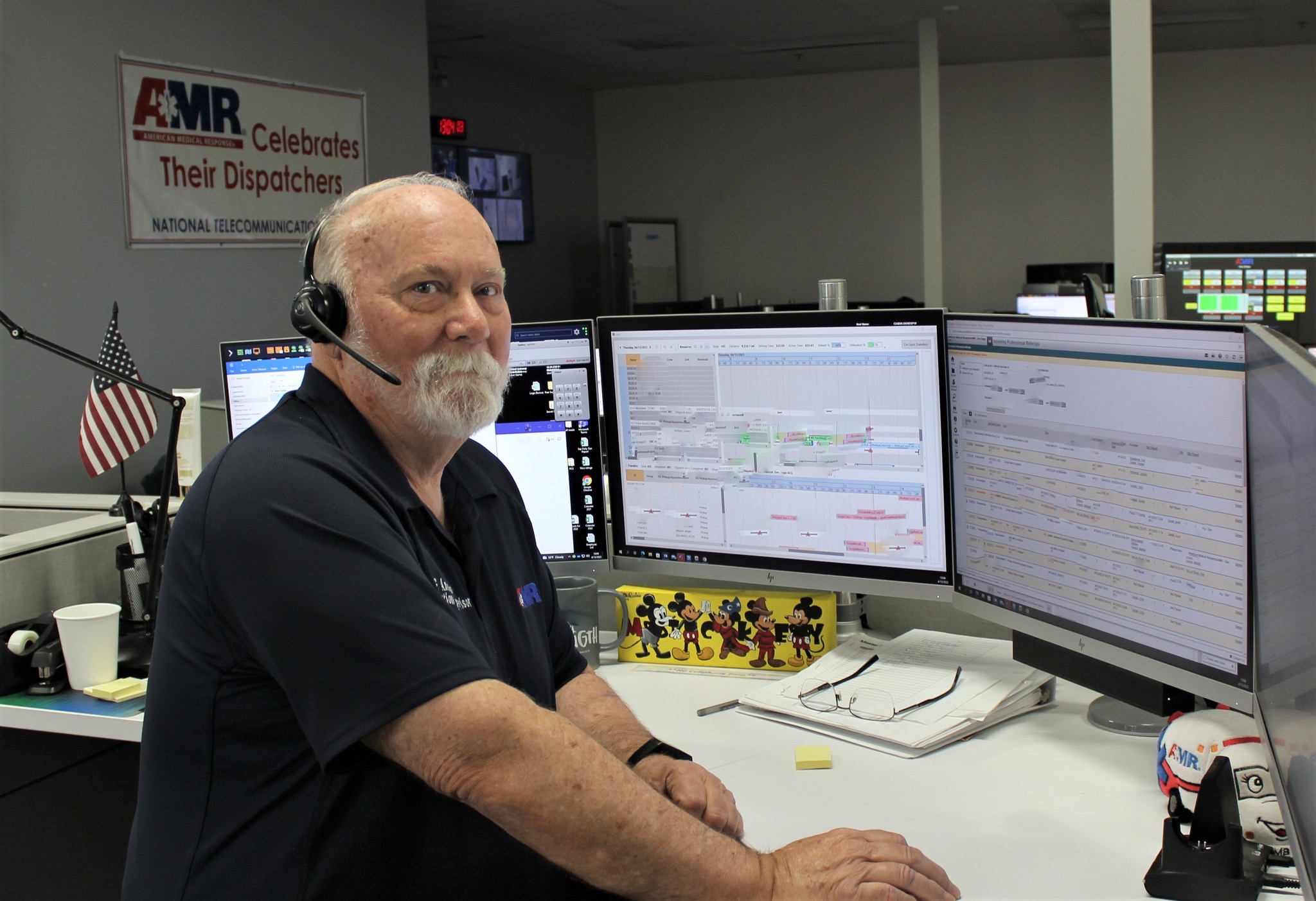 EMT, dispatch vet celebrated for decades of work responding to disasters, fires, more