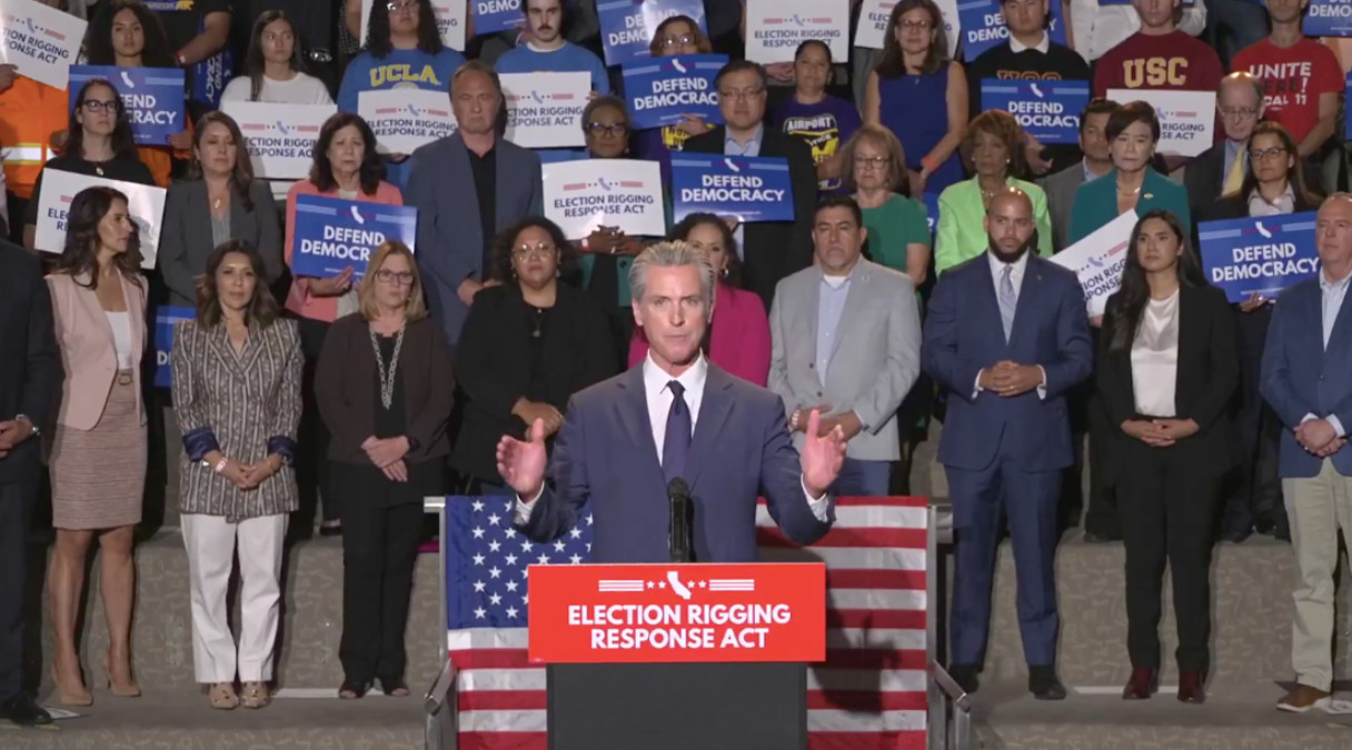 Newsom calls for special election to counter Texas redistricting effort