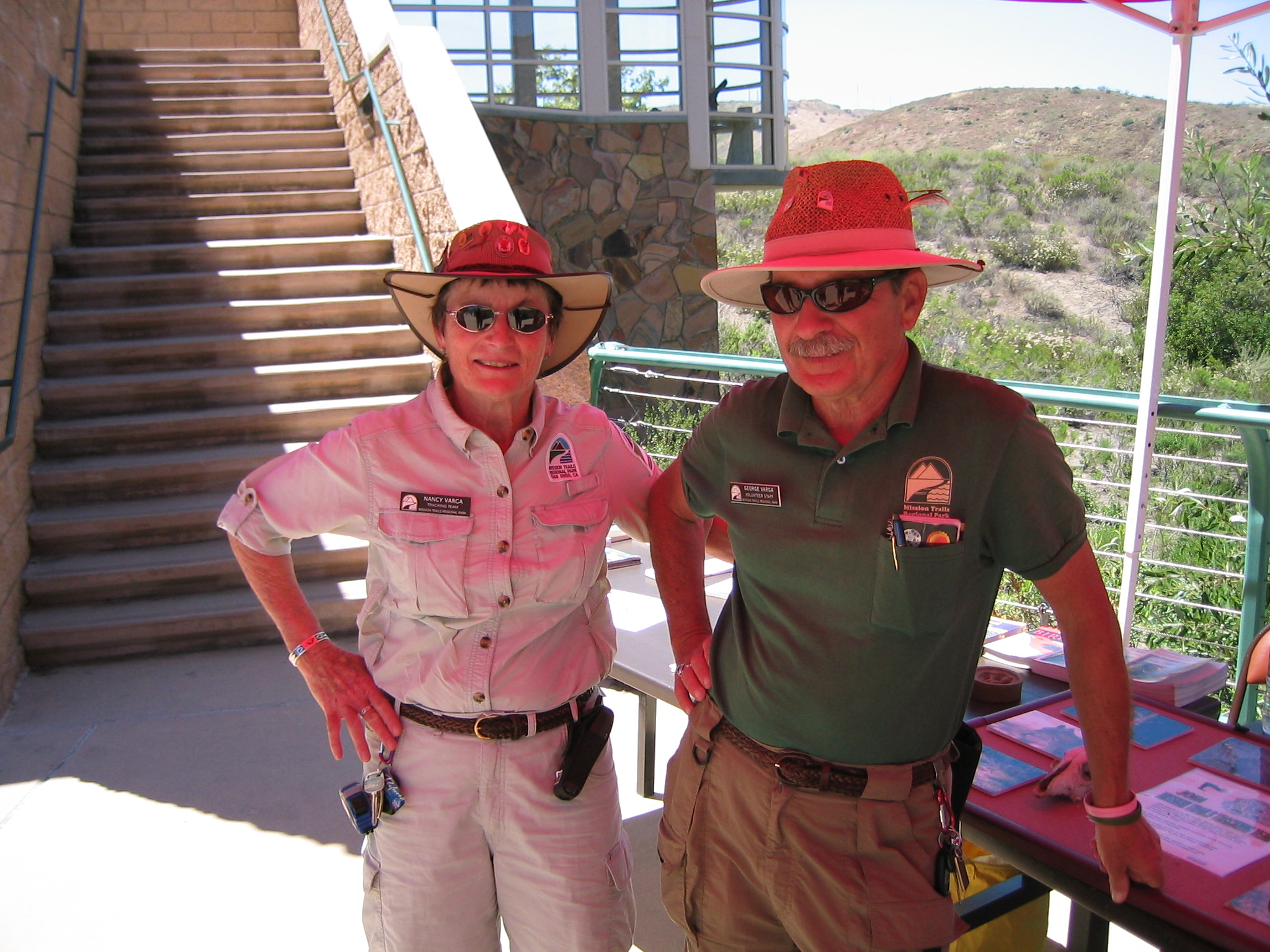 Celebrating Mission Trails Regional Park volunteers Nancy and
