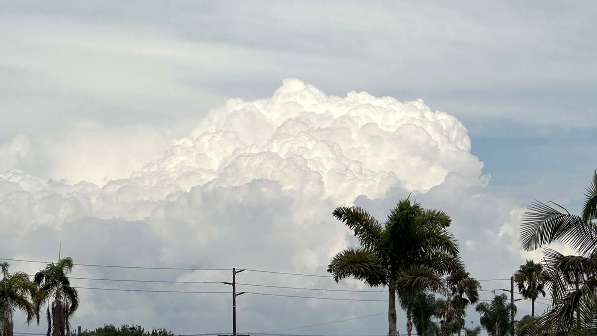 Showers, thunderstorms possible in San Diego County through Wednesday