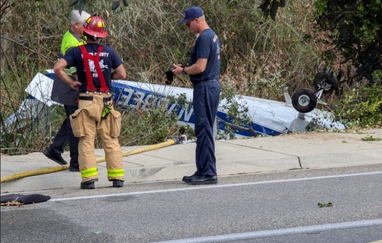 Engine trouble named as cause of small plane crash in Fallbrook