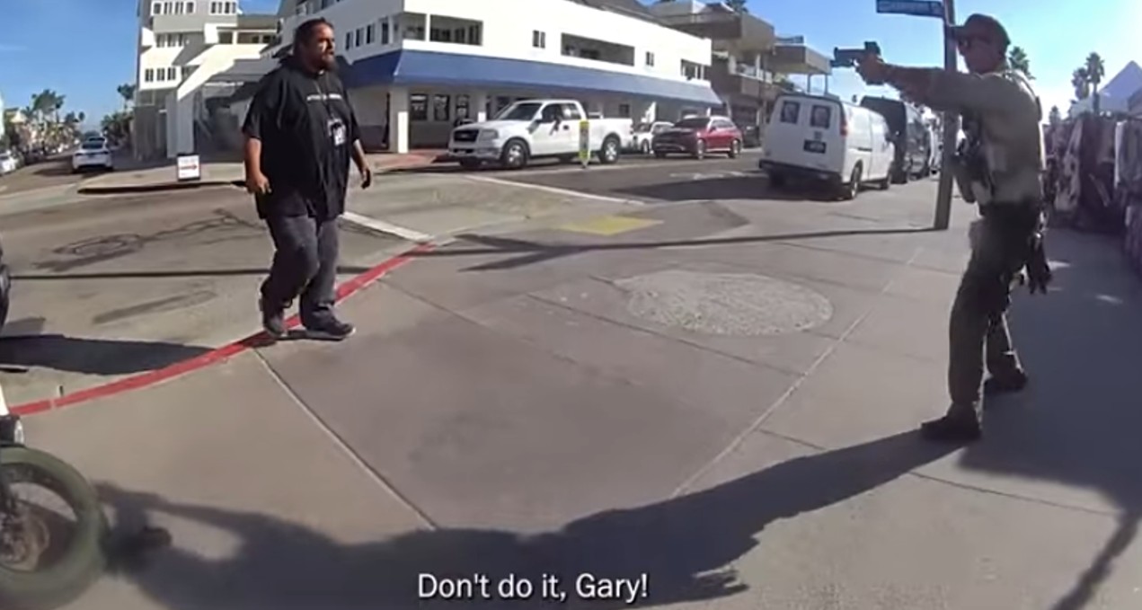 &lsquo;I forgive you,&rsquo; man tells deputy moments after drawing knife, being shot near IB Pier