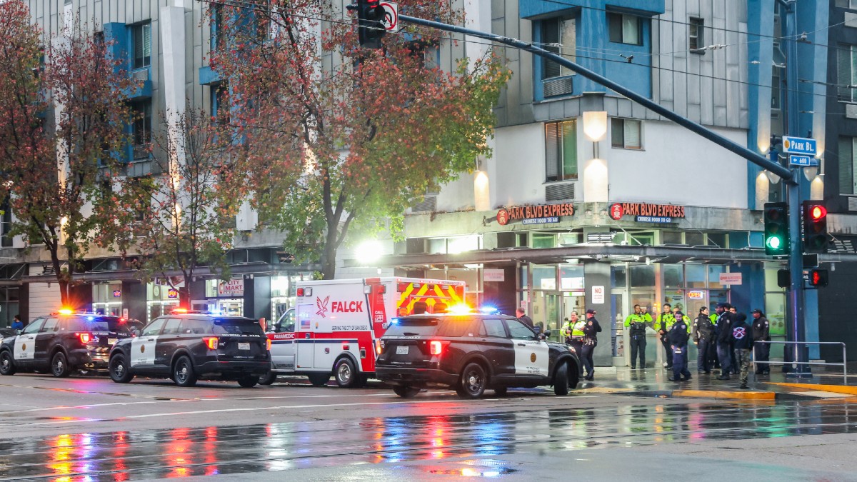 Woman stabbed at City College Trolley Station; suspect caught after brief chase