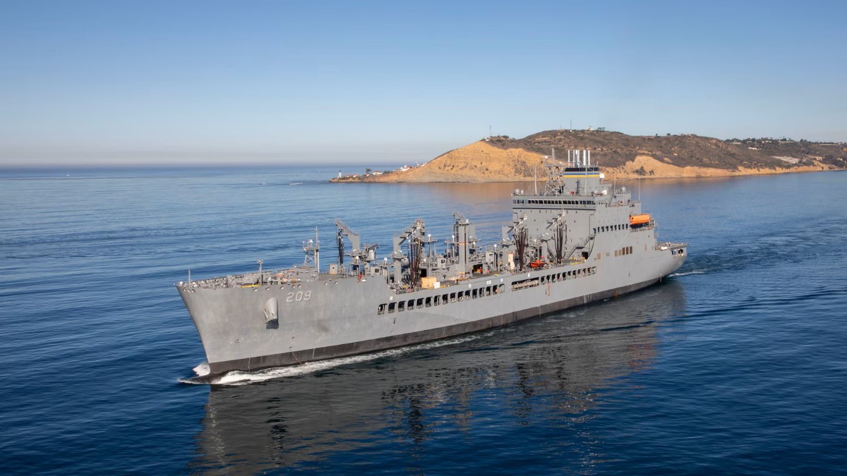 NASSCO shipyard delivers 5th new fleet oiler, the USNS Lucy Stone