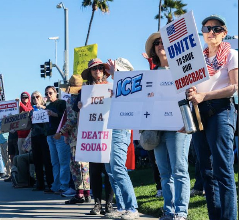 Thousands of San Diegans turn out for protests against ICE violence Thousands of San Diegans turn out for protests against ICE violence