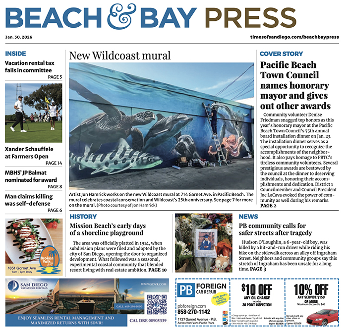 Beach and Bay Press: Jan. 30, 2026 Beach and Bay Press: Jan. 30, 2026