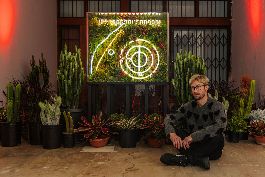 For artist Max Hooper Schneider, the interior of the historic hotel, dynamic location, and events have exposed him to the city's rhythms.