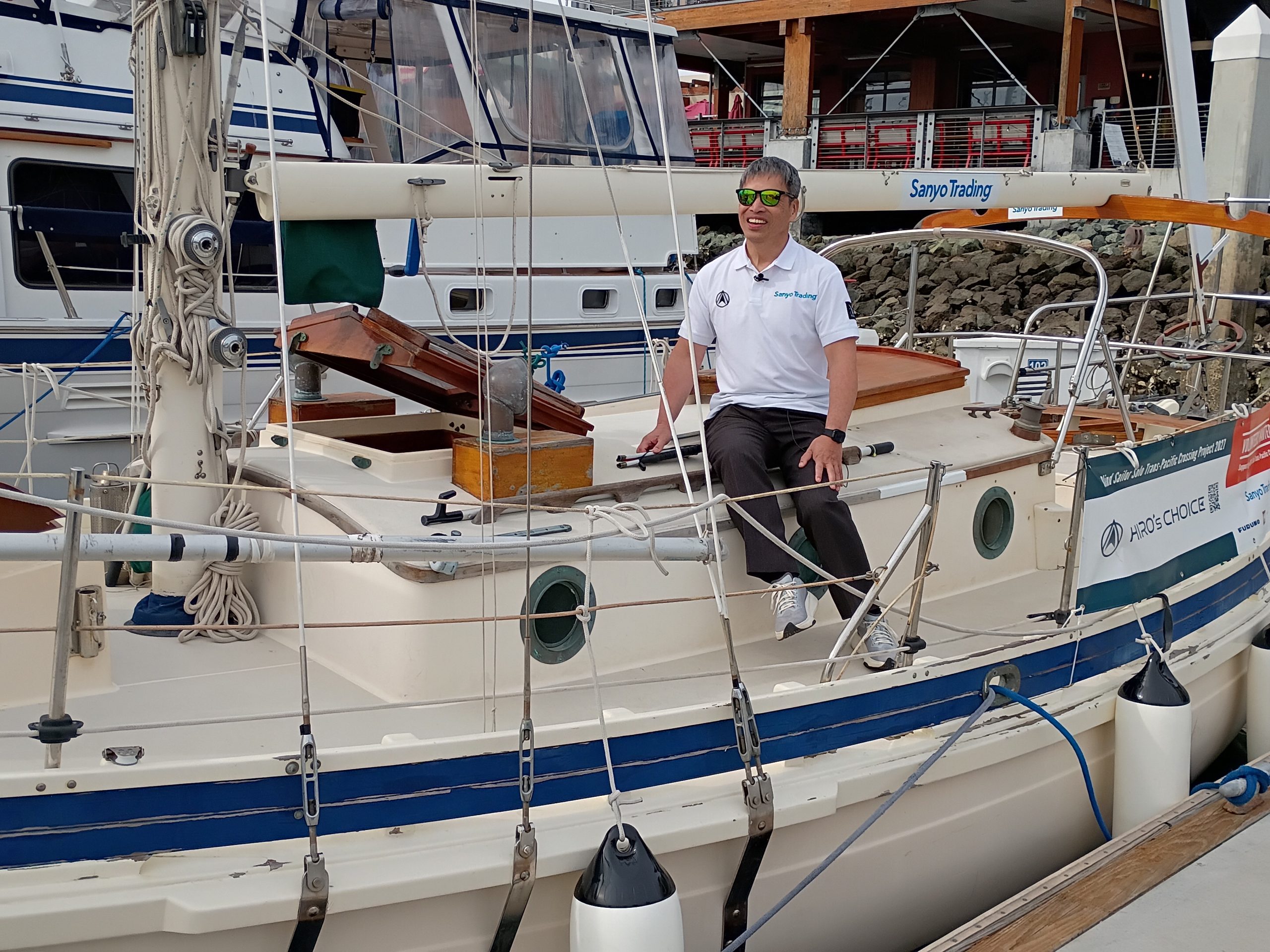 ‘Lot of gumption’ – blind Japanese sailor to launch solo trans-Pacific crossing from San Diego