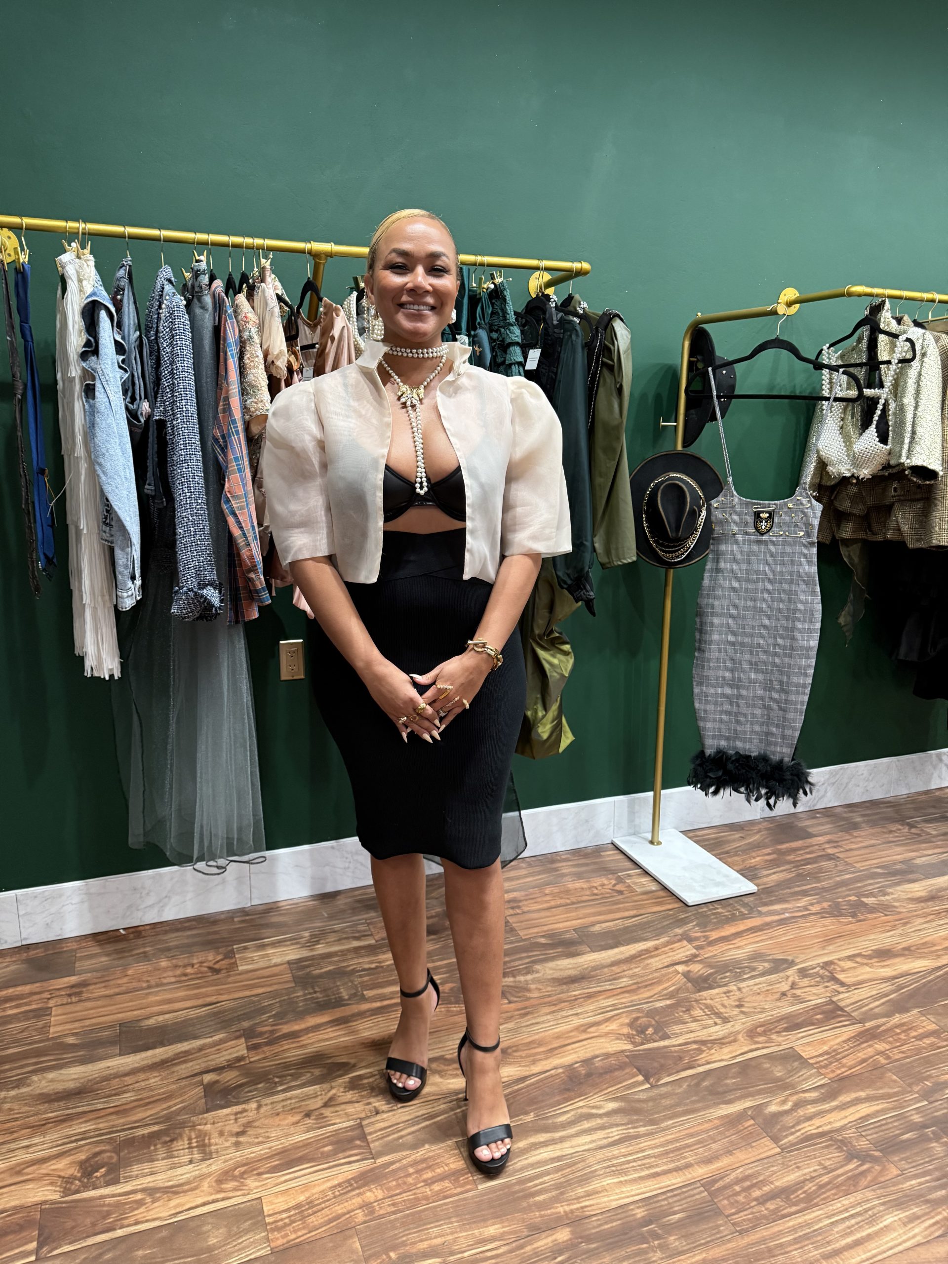 Frances Taylor celebrates opening of couture fashion boutique Frances Taylor celebrates opening of couture fashion boutique