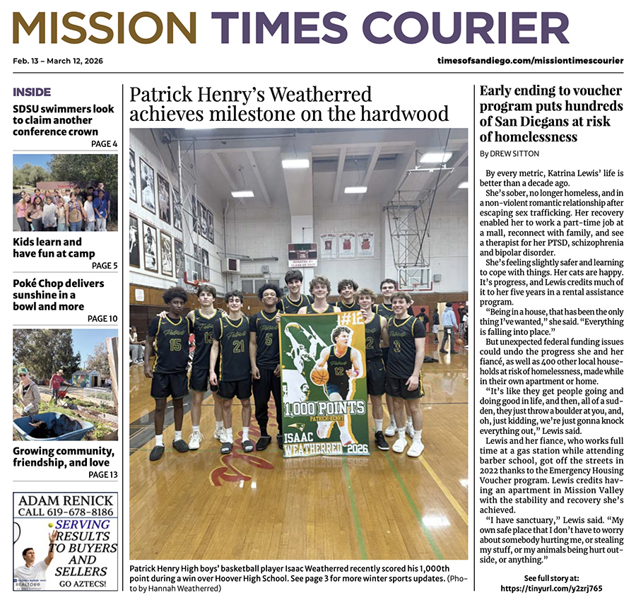 Mission Times Courier: Feb. 13, 2026