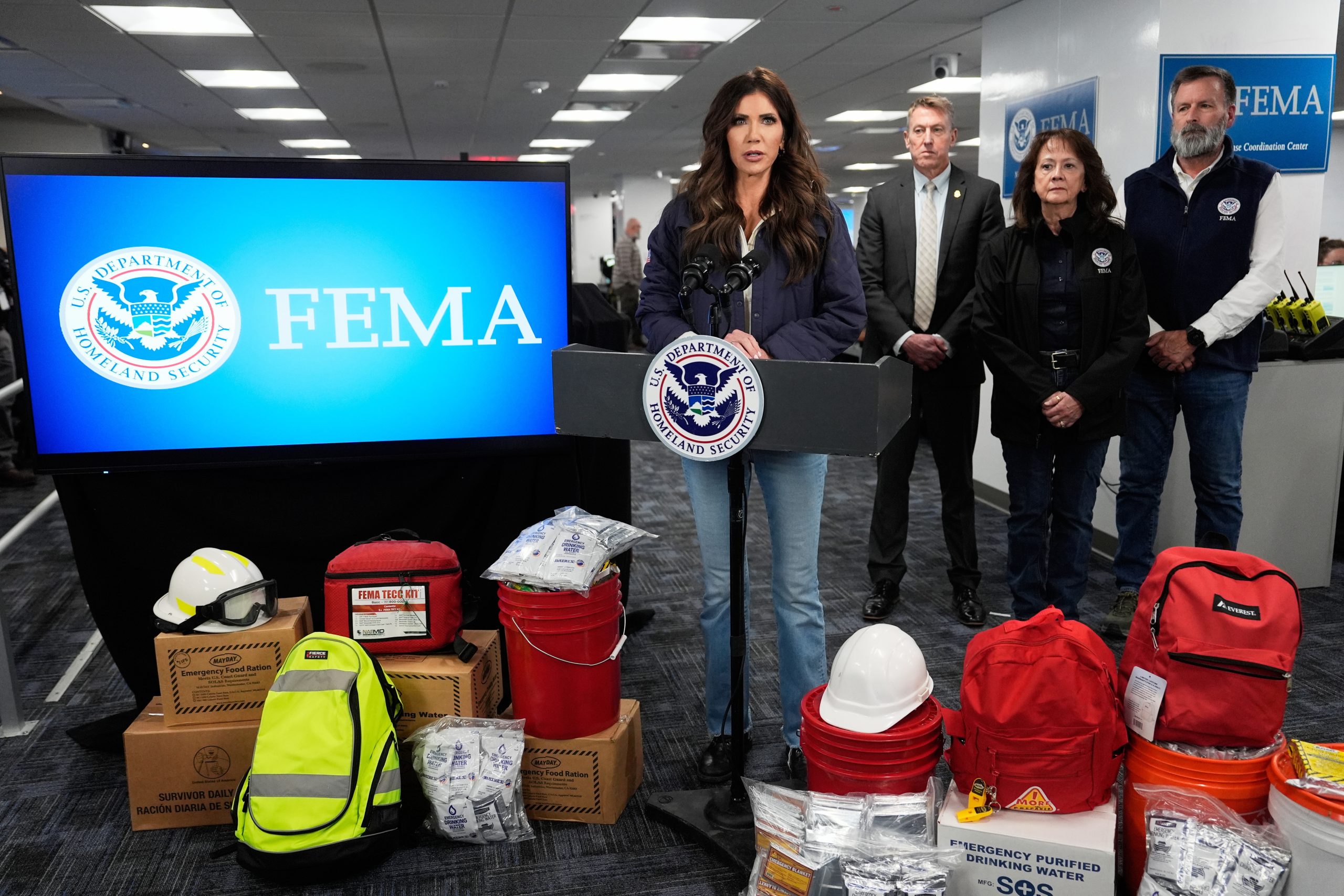 FEMA staff happy to see Kristi Noem go