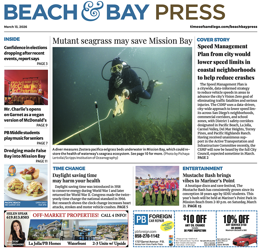 Beach and Bay Press: March 13, 2026