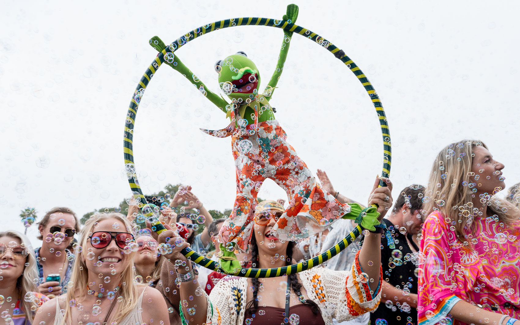 The Mustache Bash brings catwalks, cartwheels and core ’70s covers to Mission Beach