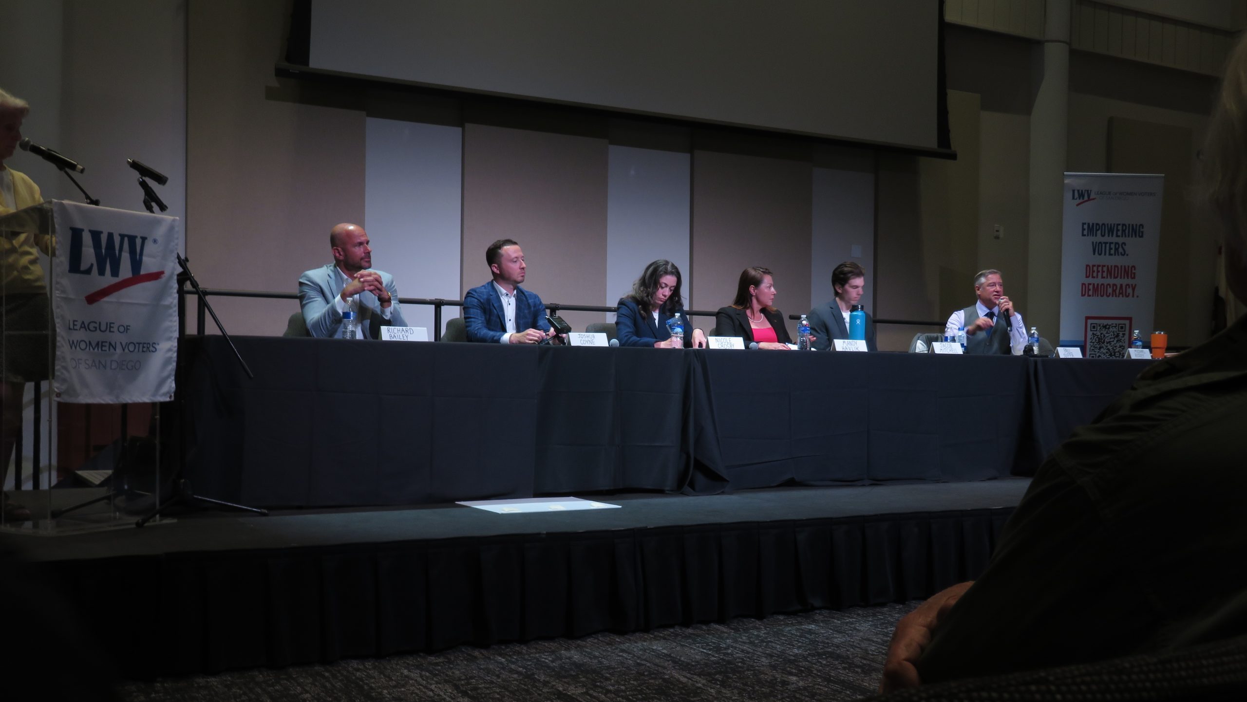 D2 candidates face-off on Liberty Station leasing, Midway Rising and mayor&rsquo;s budget at forum