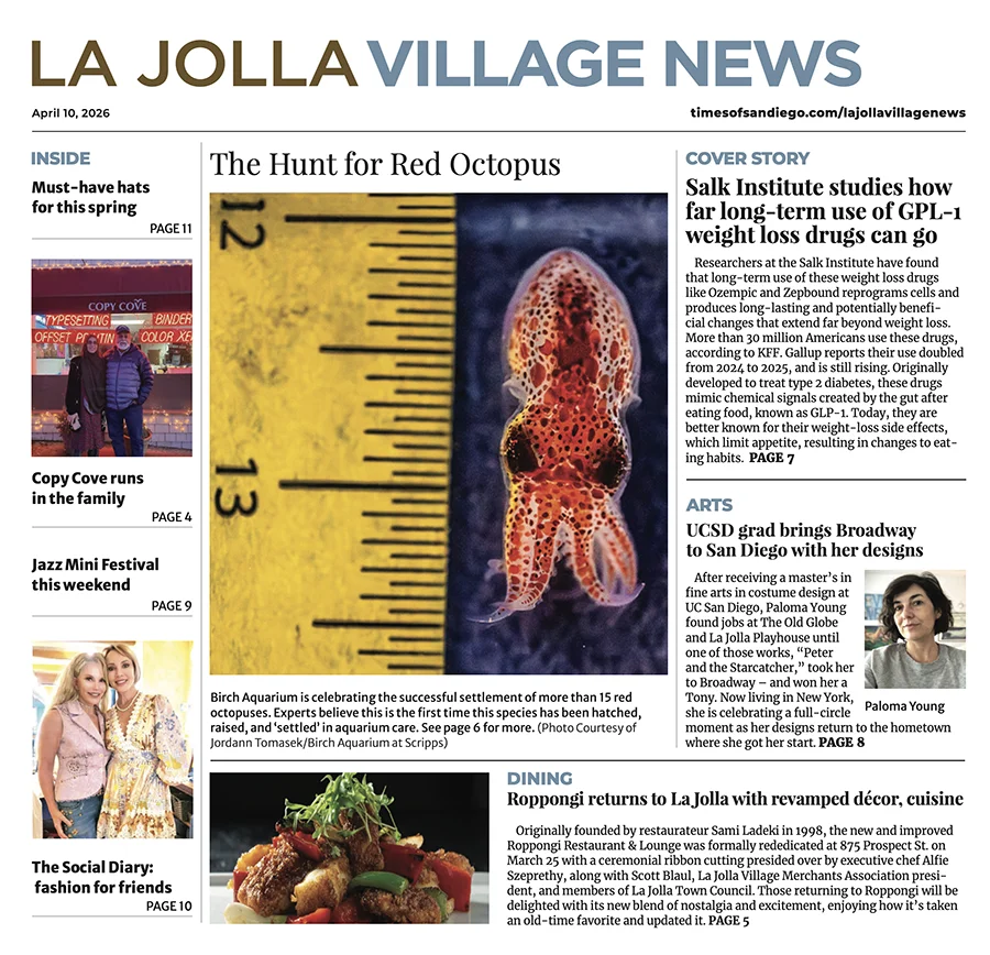 La Jolla Village News: April 10, 2026