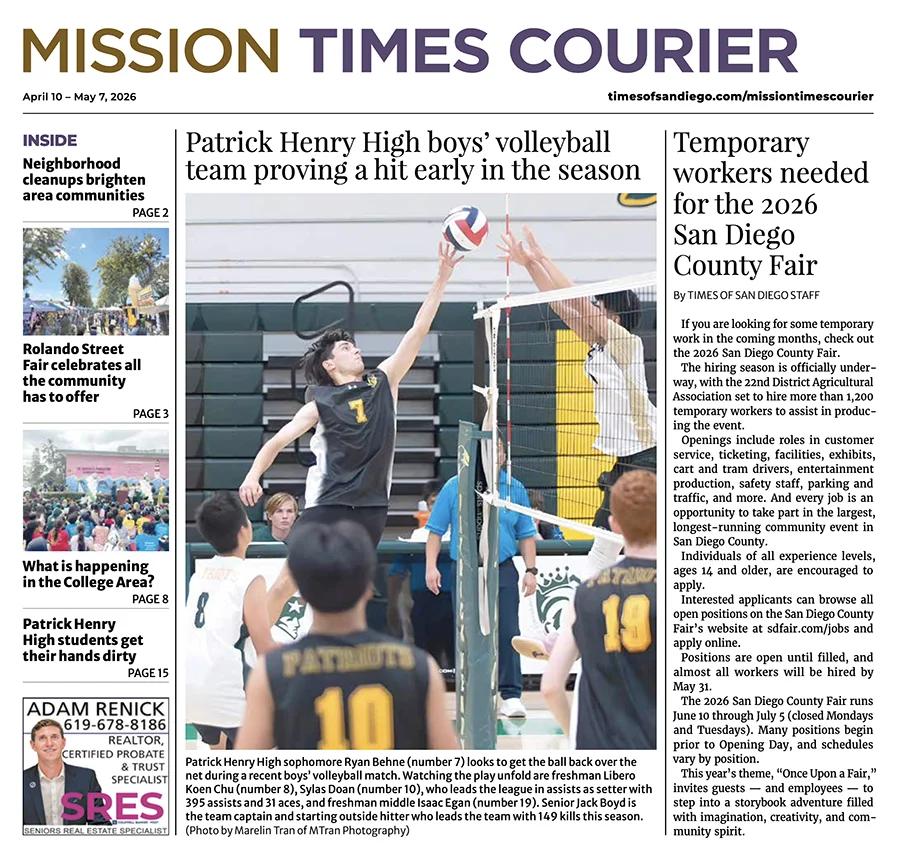 Mission Times Courier: April 10, 2026