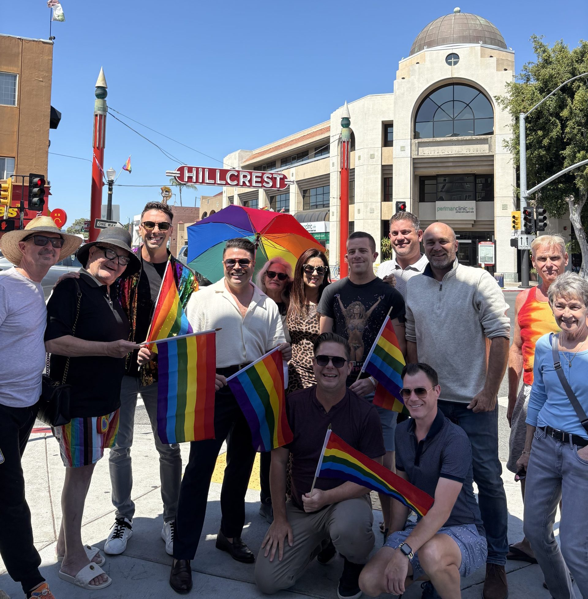 Hillcrest proudly unveils more than 100 Pride flags throughout the community&nbsp;