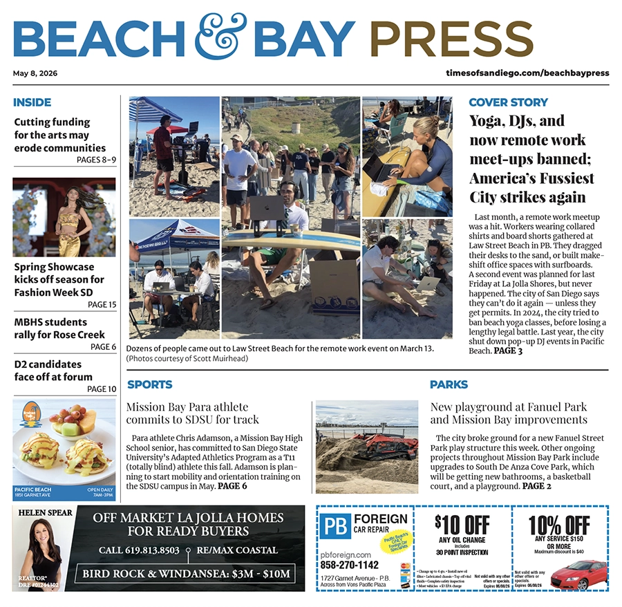 Beach and Bay Press: May 8, 2026