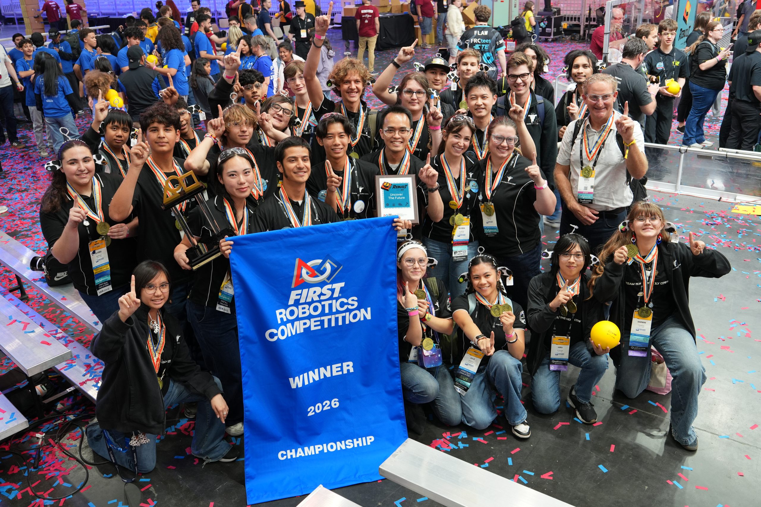 High Tech High’s Holy Cows robotics team wins robotics championship in Houston High Tech High’s Holy Cows robotics team wins robotics championship in Houston