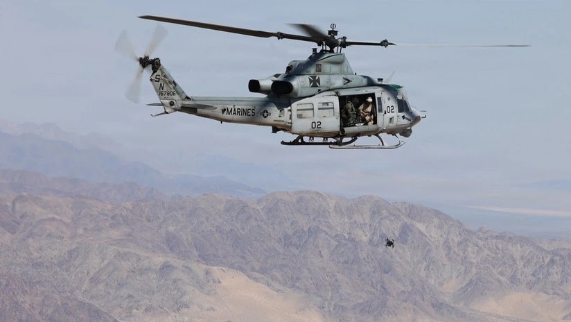 Miramar Marines test helicopters as ‘motherships’ for launching deadly drones Miramar Marines test helicopters as ‘motherships’ for launching deadly drones