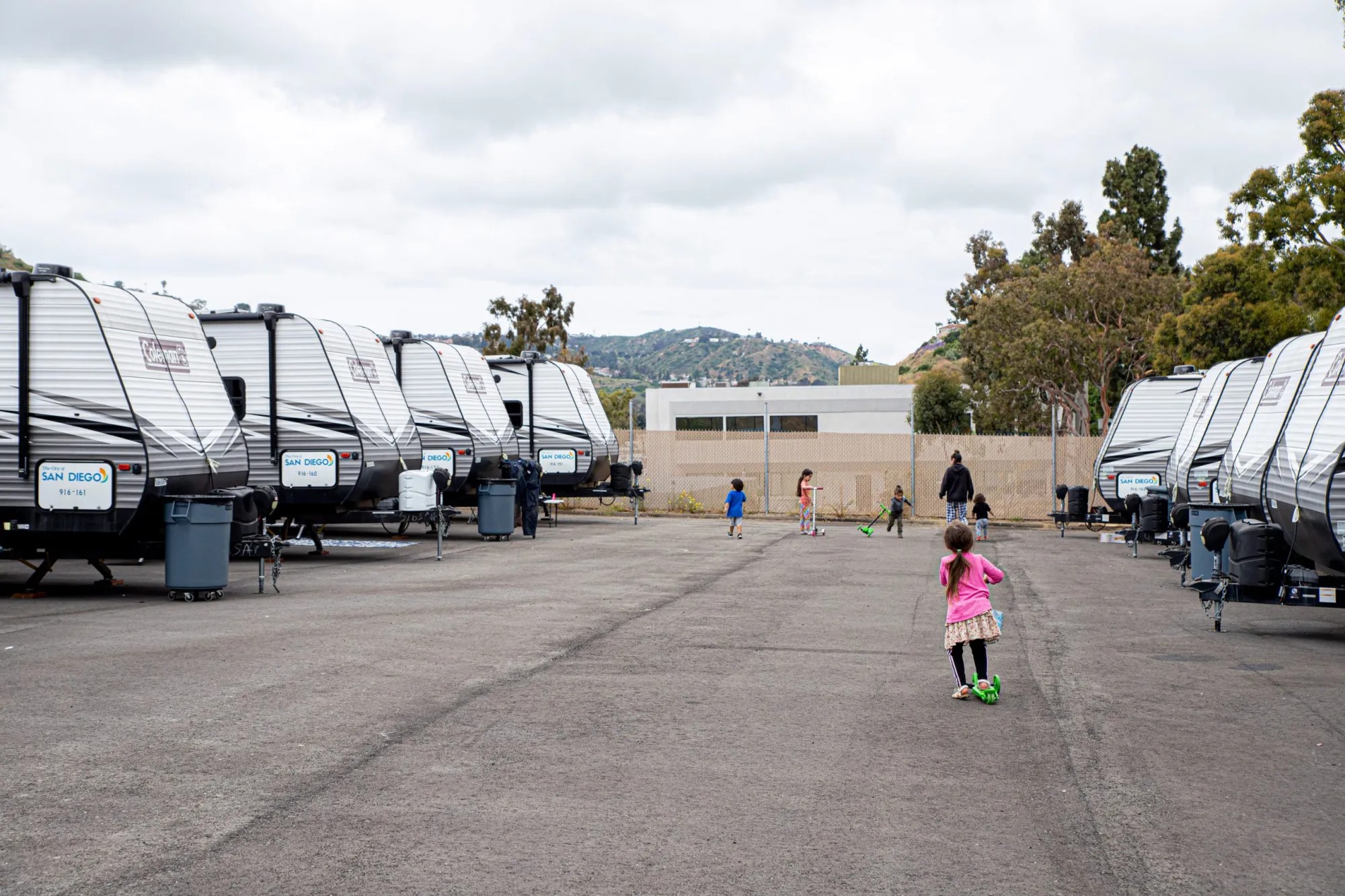 A lifeline or &lsquo;dystopian&rsquo;? San Diego schools open parking lots for homeless students, families
