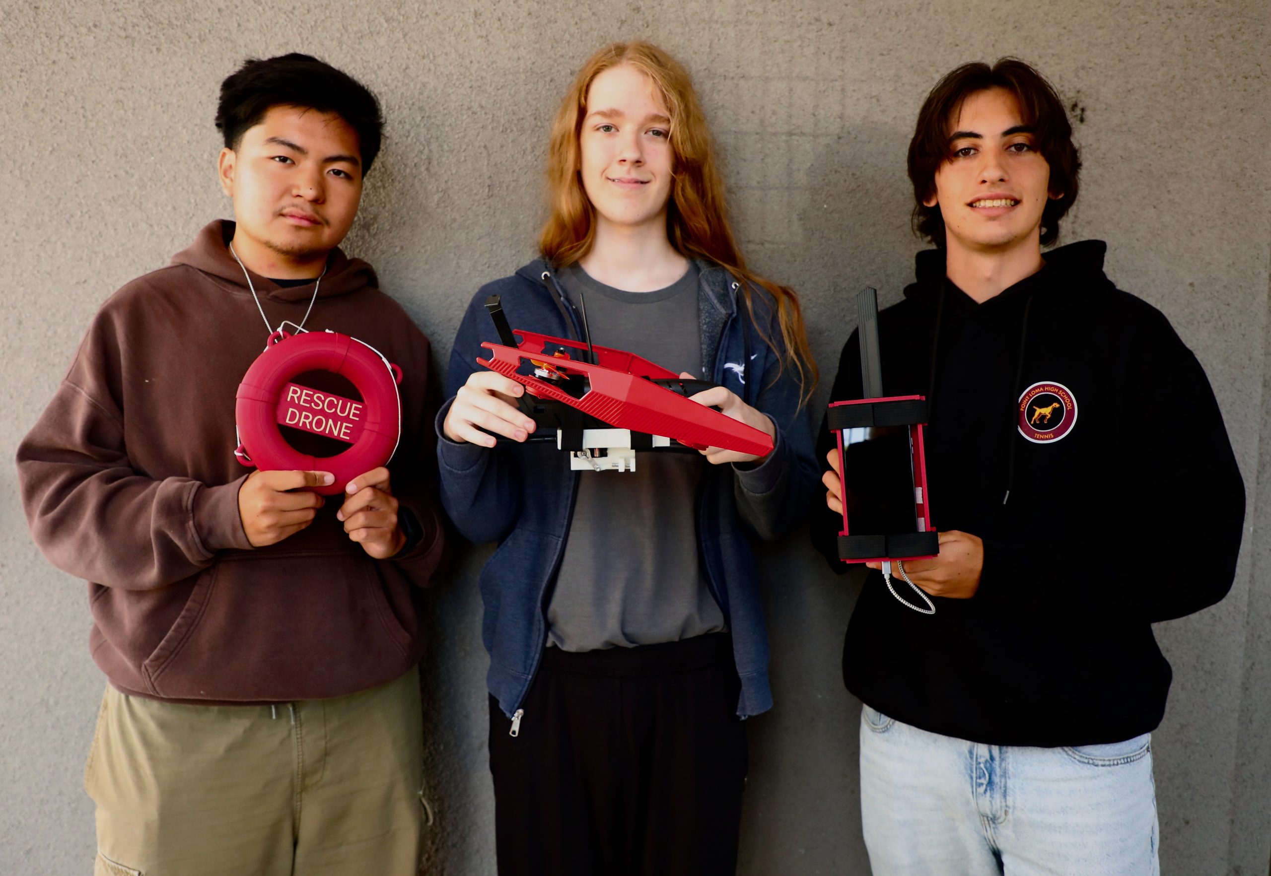 Point Loma High students to the rescue .. Students design drone to speed water rescues