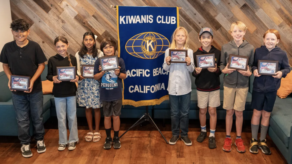 Pacific Beach students honored as Hope of America for leadership, academic excellence