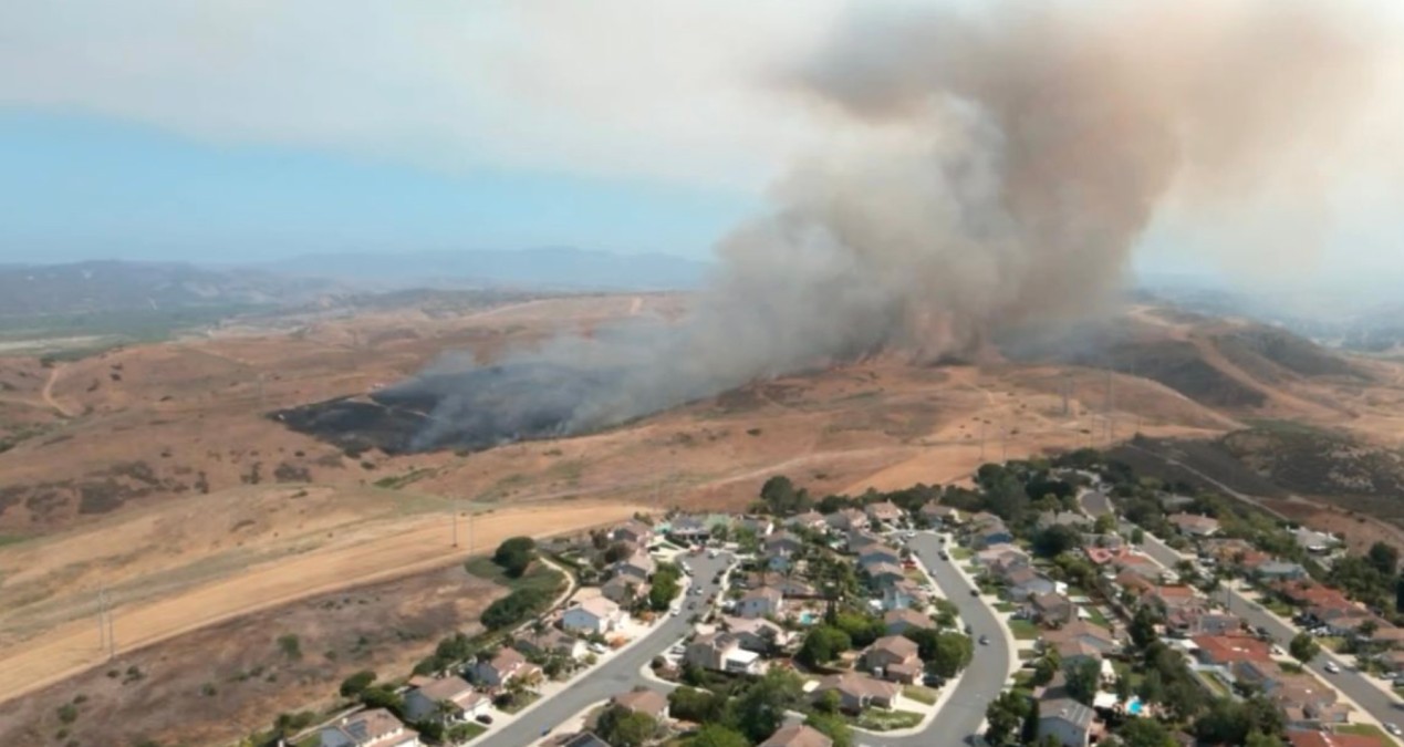 Brush fire chars 75 acres at Camp Pendleton, leads to evacuations warnings in Oceanside
