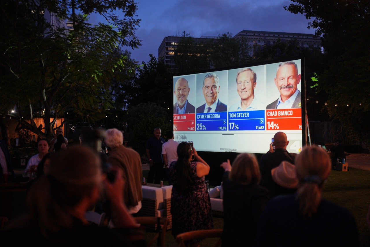 Hilton, Becerra take lead, with Steyer in third, in California&rsquo;s hot race for governor