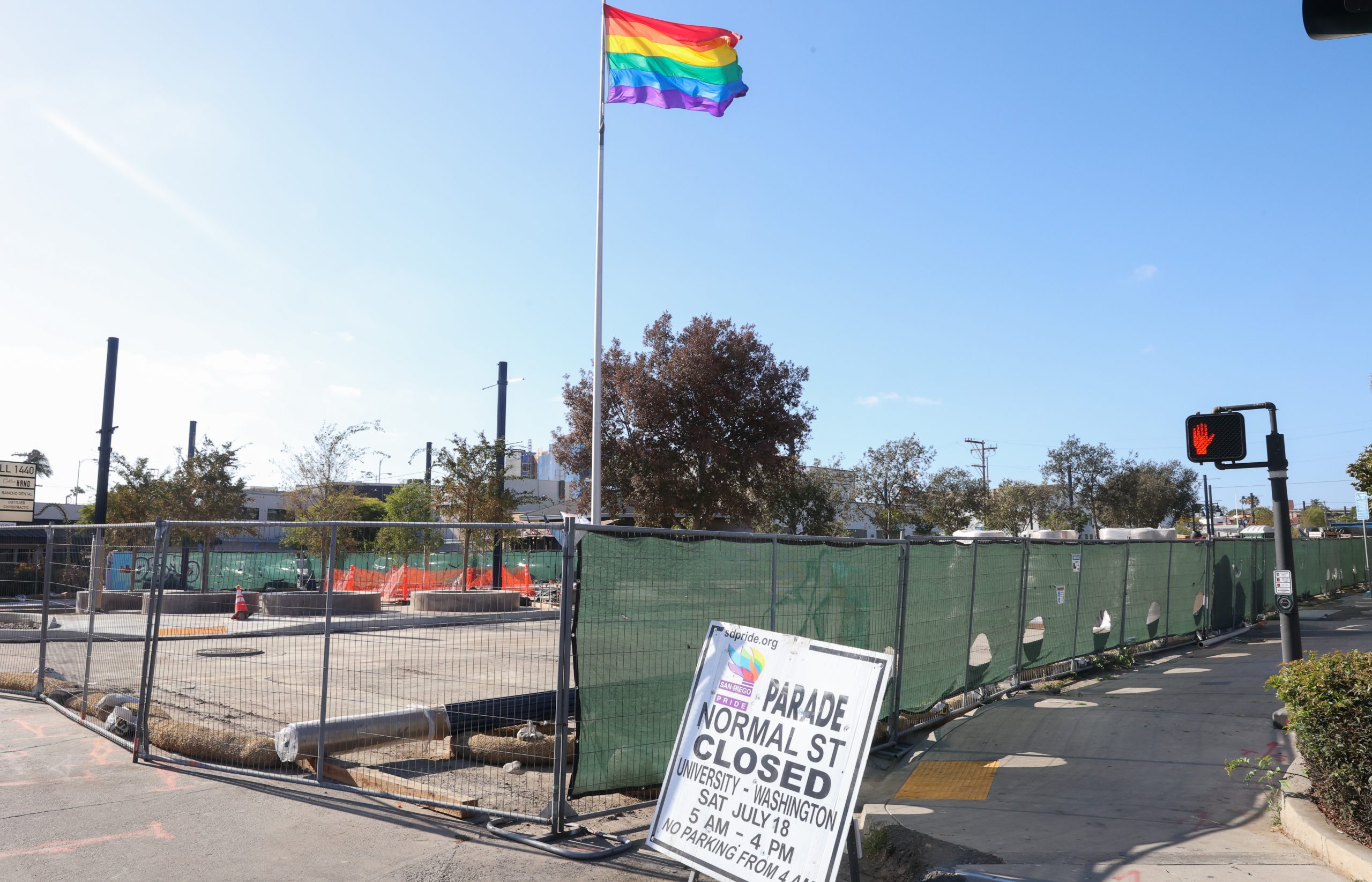 City to miss July target to finish Pride Promenade; completion of Hillcrest landmark now delayed until 2027