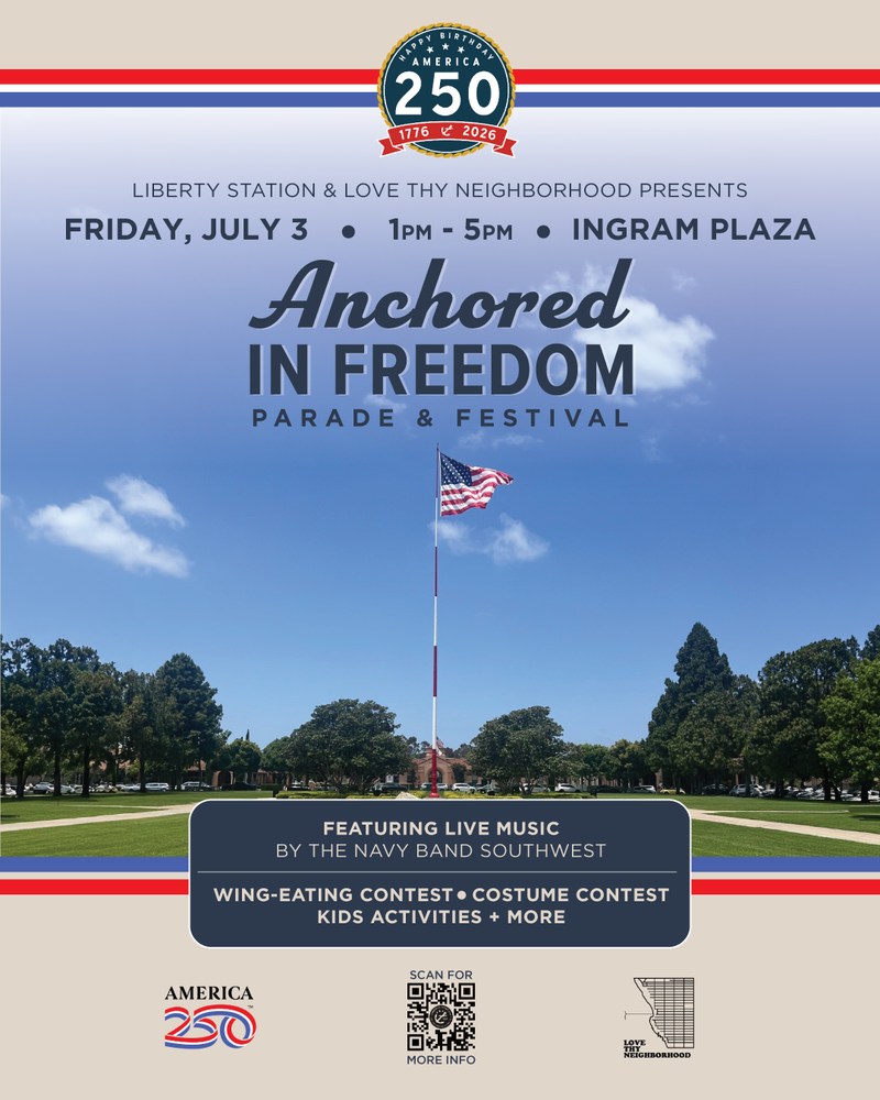Liberty Station to host first Fourth of July celebration with a parade and festival on July 3 Liberty Station to host first Fourth of July celebration with a parade and festival on July 3