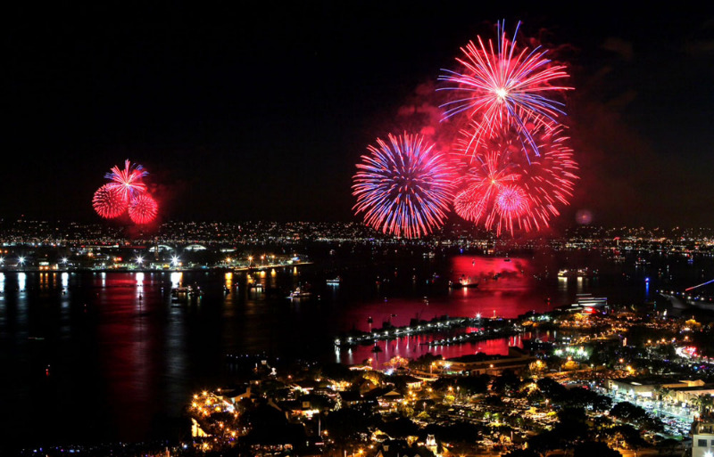 San Diego debates drones vs. fireworks