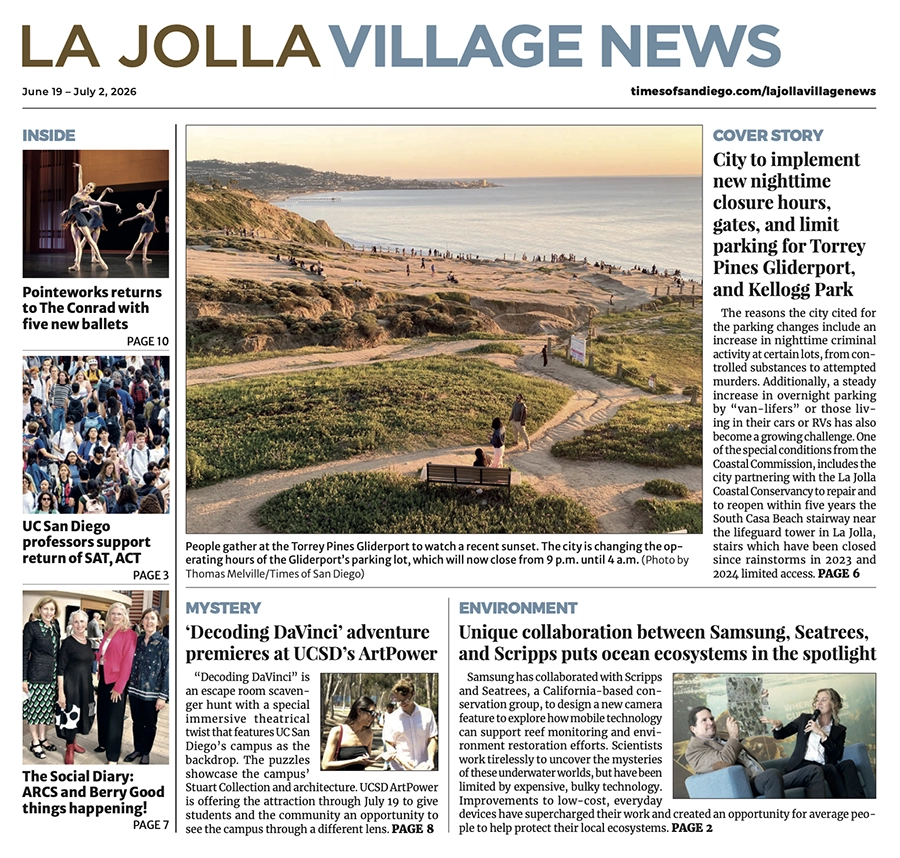 La Jolla Village News: June 19, 2026