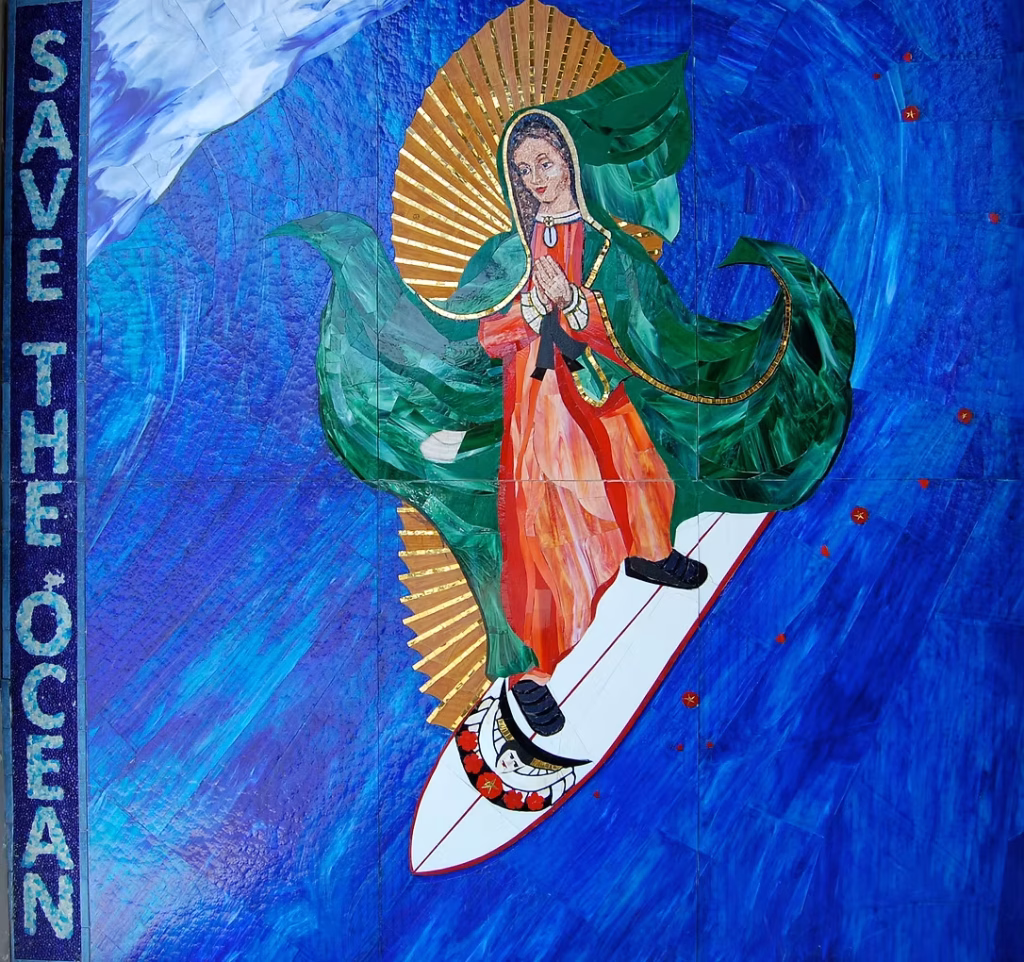 Series: San Diego’s roadside relics and highway oddities — How the ‘Surfing Madonna’ became an Encinitas landmark
